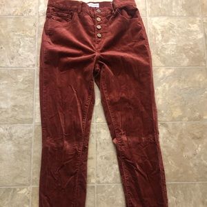 New without tags loft rust colored pants